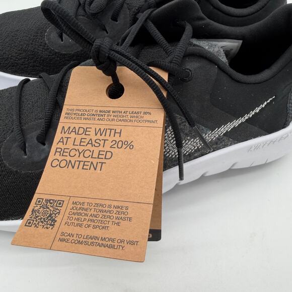 Nike Flex Run 2021 Black White Active Mens 11 Running Cushion Shoes CW3408-002 main image 4